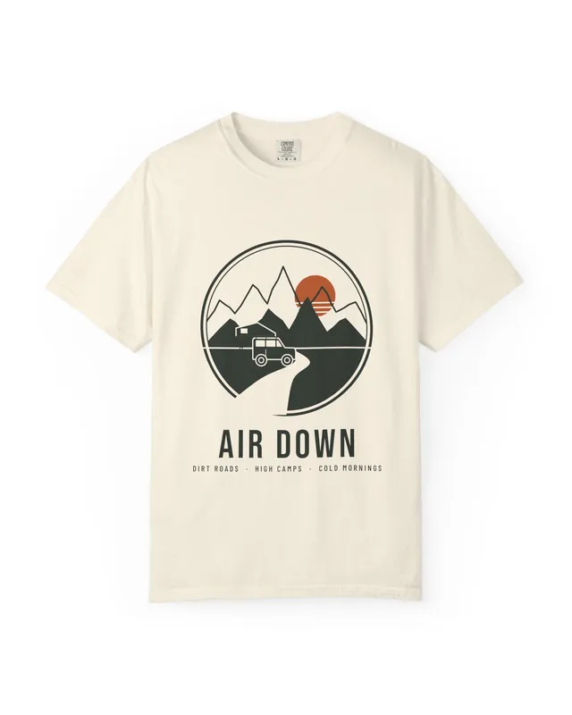 Air Down Comfort Colors tee in Ivory