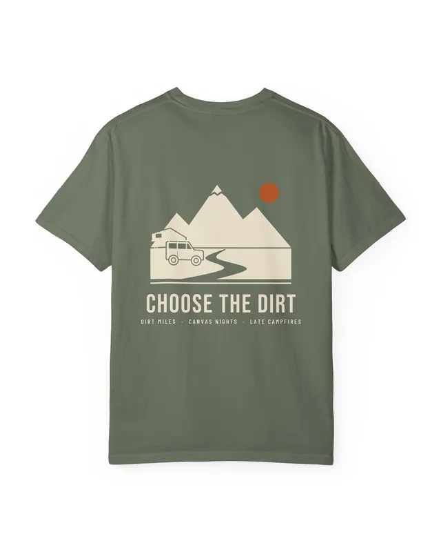 Choose the Dirt Comfort Colors tee in Moss