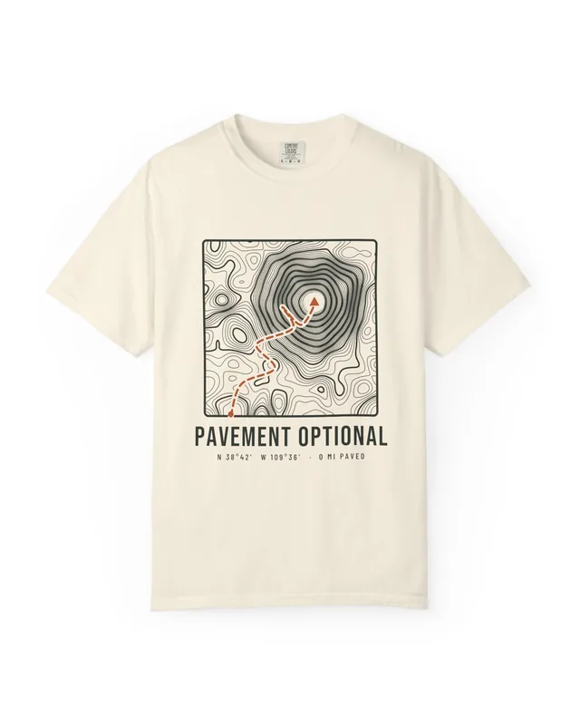 Pavement Optional Comfort Colors tee in Ivory